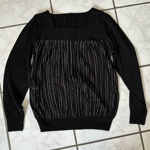 Black sweater with sequin